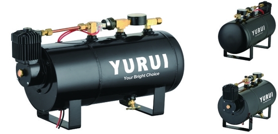 Yurui8006 2 dans 1 réservoir portatif horizontal 140psi d'air de 1 gallon de compresseur