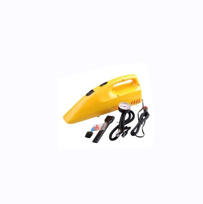 Aspirateur portatif jaune de voiture avec l'allumeur 35w - 60w de cigarette de C.C 12v