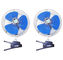 Ventilateurs des véhicules à moteur bleus et argentés/métal et fan électrique en plastique de radiateur