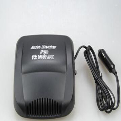 Plastique portatif professionnel de noir des appareils de chauffage 150w de voiture avec la longueur 1.5m de corde
