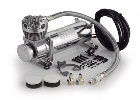 Compresseur de suspension de conduite aérienne tout-terrain durable DC12v en acier chrome