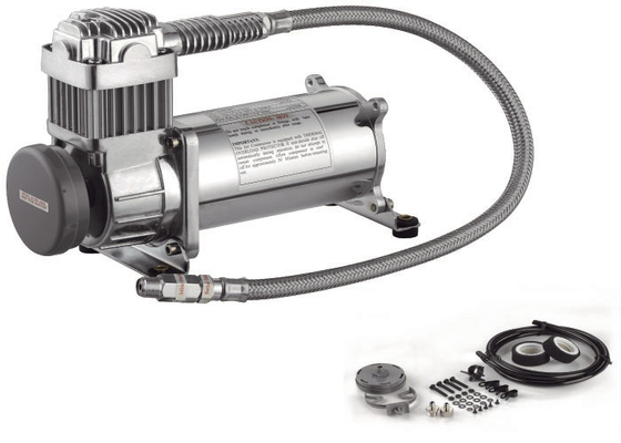 Un bon prix. DUAL Heavy Duty Chrome voiture Suspension aérienne Compresseur avec réservoir hors route en ligne