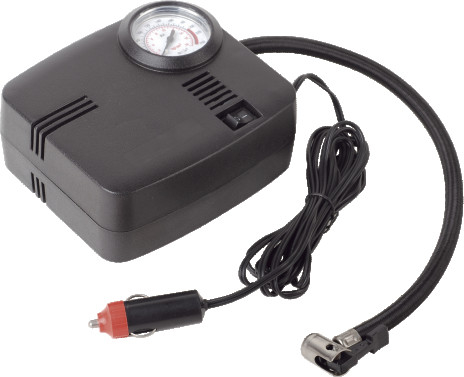 Compresseur d'air à distance de voiture du noir DC12V de boîte pour le pneu différent de taille