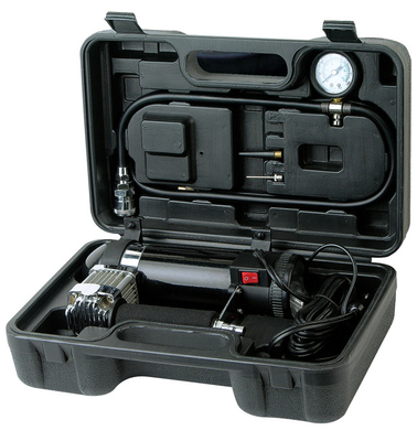 3 dans 1 argent et noir métal-air de compresseur avec Kit Portable And Fast Inflation