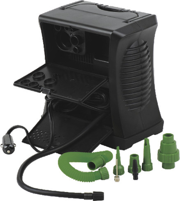 4 en plastique noirs durables dans 1 compresseur d'air de voiture, diverses fonctions pour votre Infaltion rapide bien choisi pour le système pneumatique