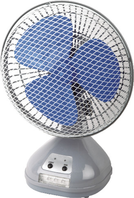 Fan portatif rechargeable en métal avec la lumière de LED, ventilateur portatif