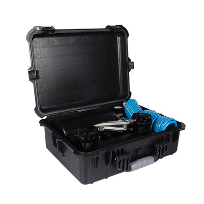 Compresseur à double cylindre DC12V à suspension d'air avec réservoir d'air