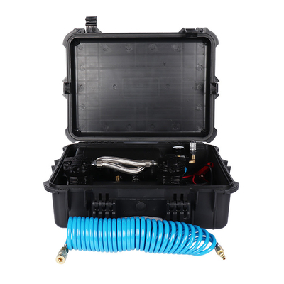 Compresseur à double cylindre DC12V à suspension d'air avec réservoir d'air
