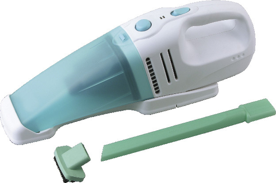 Aspirateur de voiture portatif bleu et blanc rechargeable sans fil