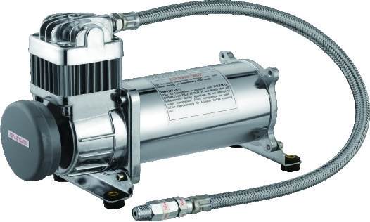 Camion tout-terrain métal Air Ride Pneumatique Dc12v Compresseur d'air de voiture pour frein à outils d'air avec pompe de suspension de réservoir