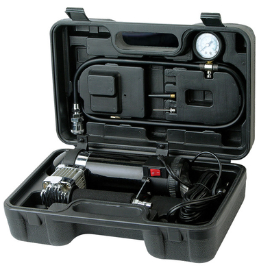 métal de Chrome du noir 12v 3 potables dans des kits de compresseurs de 1 air de véhicule pour des voitures