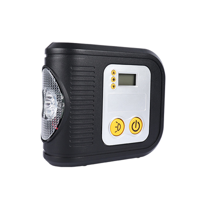 Compresseur d'air de voiture en plastique portable affichage numérique Dc12v pompe pneumatique gonflable avec sac de tissu de lampe