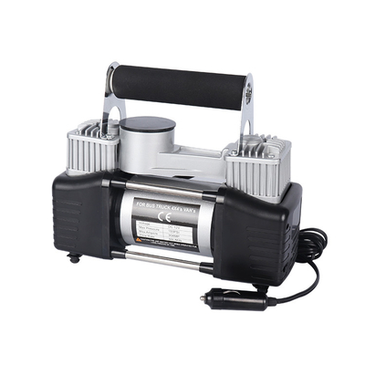 Compresseur d'air en métal à deux cylindres avec sac à main Compresseur d'air haute pression DC 12V