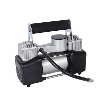 Compresseur d'air en métal à deux cylindres avec sac à main Compresseur d'air haute pression DC 12V