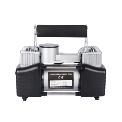 Compresseur d'air en métal à deux cylindres avec sac à main Compresseur d'air haute pression DC 12V