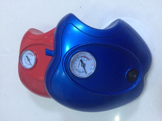 Apple forment couleur bleue/rouge rapide en plastique d'inflation de compresseur de voiture de la voiture DC12V,