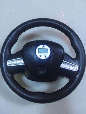 DC12V Digital et compresseur de voiture de mesure, compresseur d'air de pneu de voiture de forme de volant