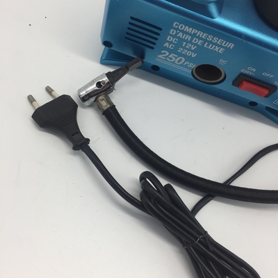 Compresseurs d'air de véhicule en plastique AC/DC avec jauge pneumatique de voiture portable Pompe à air électrique pour pneus