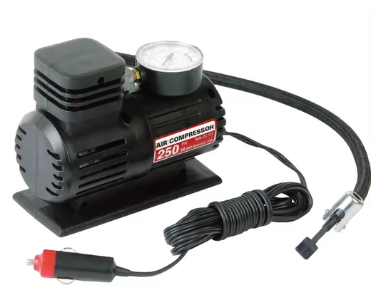 Compresseur d'air pour voiture mini 12V pneumatique portable en plastique gonfleur de pneus mini Compresseur d'air pour voiture