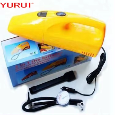 Dc12v Mini Portable Portable mouillé sec lave-auto aspirateur et gonfleur de pneus