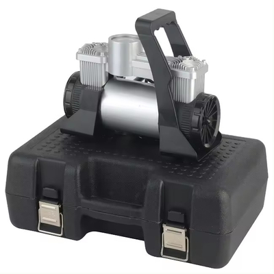 Infleur de pneus de voiture Dc 12v Compresseur d'air automatique à pression métallique avec boîte en plastique
