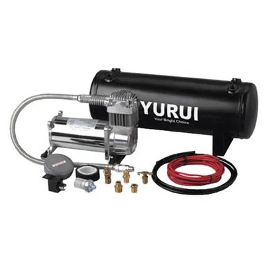 Systèmes de compression de suspension d'air pour véhicules lourds avec réservoir pour camions
