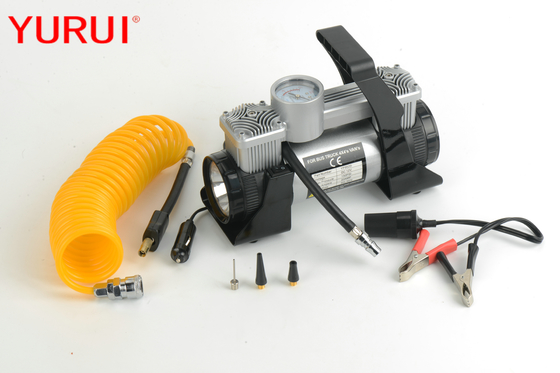 Compresseurs d'air portables à LED légers pour véhicules lourds DC12v avec boîte à outils