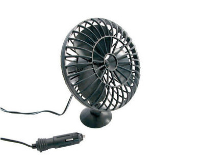 Pouces portatif de C.C 12v de fans de Mini Black Plactic Vehicle Cooling 4 avec l'adsorption