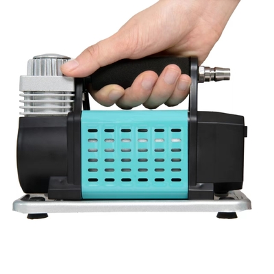 Compresseur d'air de voiture portable DC12V à cylindre unique avec manomètre métallique