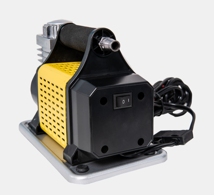 Pneumatique de voiture portable DC12V en métal avec manomètre et tuyau métallique