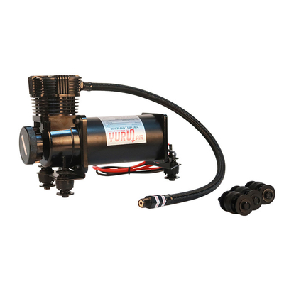 Compresseur de suspension d'air pour voiture à chrome DC12V à faible bruit