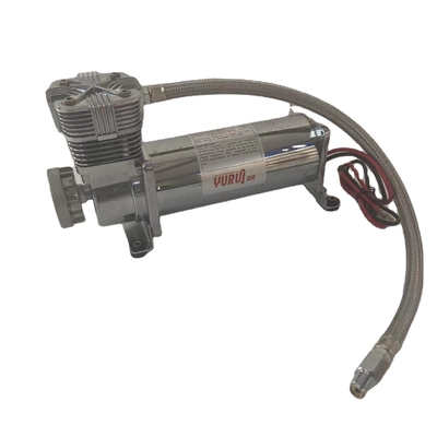 Compresseur de suspension d'air pour voiture à chrome DC12V à faible bruit