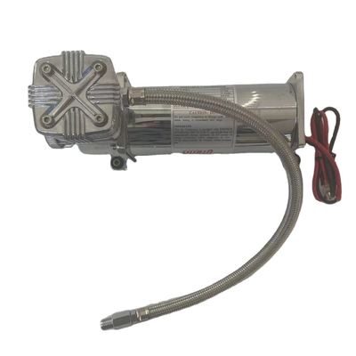 Compresseur de suspension d'air pour voiture à chrome DC12V à faible bruit
