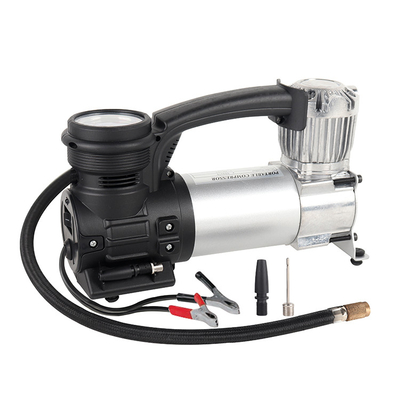 Cylindre unique métallique pour camions tout-terrain 4x4 Haute pression Compresseur d'air argenté Pompes pour pneus automobiles