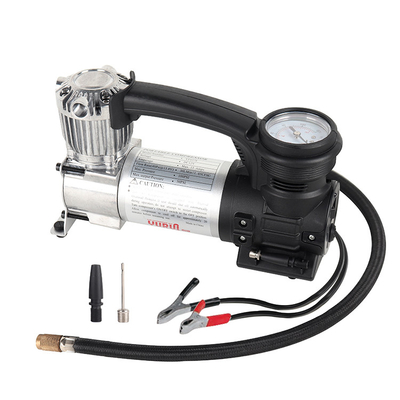 Cylindre unique métallique pour camions tout-terrain 4x4 Haute pression Compresseur d'air argenté Pompes pour pneus automobiles