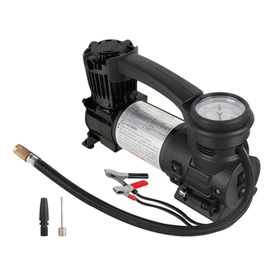 Compresseur d'air pour véhicules lourds métal pour camions tout-terrain 4x4 Haute pression Compresseur d'air en argent gonfleurs de pneus automobiles
