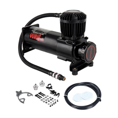 Compresseur d'air pour voiture lourde métal pour camion tout-terrain 4x4 Haute pression Compresseur d'air argenté gonfleurs de pneus de voiture