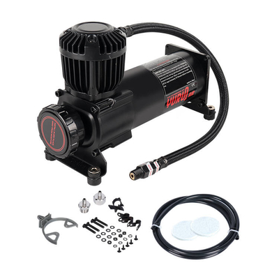 Compresseur d'air pour voiture lourde métal pour camion tout-terrain 4x4 Haute pression Compresseur d'air argenté gonfleurs de pneus de voiture