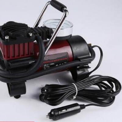 Un bon prix. Compresseur portatif exempt d'huile de couleur rouge de compresseurs d'air de véhicule de pompe de tour d'air en ligne