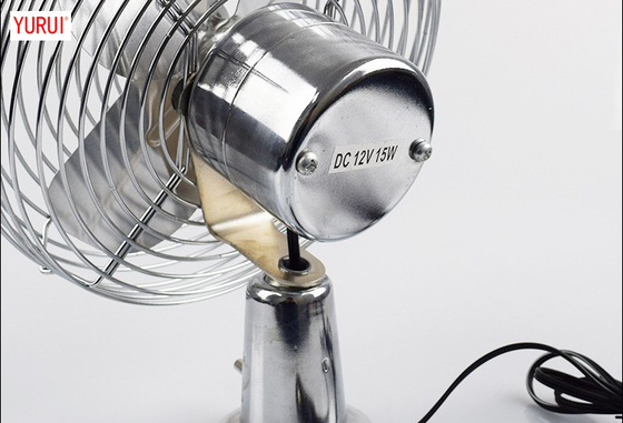 Couleur argentée portative 6" de ventilateur de voiture de camion oscillant une garantie d'an