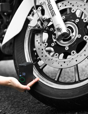 Pompes à air numériques sans fil rechargeables Compresseur d'air à pneus électriques