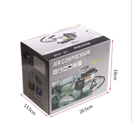 Petit noir métal-air du compresseur 140psi et pompe argentée pour la voiture