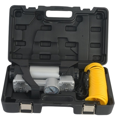 Compresseurs d'air portables à LED légers pour véhicules lourds DC12v avec boîte à outils