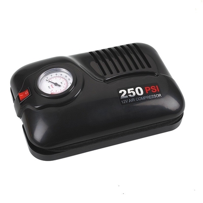 matière plastique de compresseur d'air de la voiture 250psi, 2 dans 1 C.C 12v de compresseur d'air de véhicule