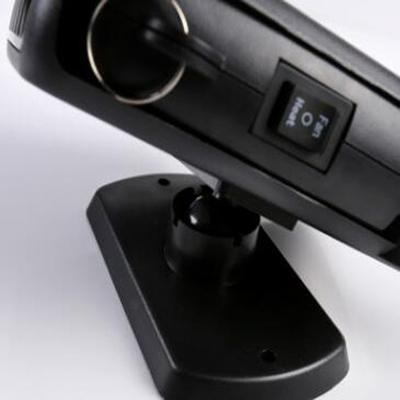 Couleur noire d'appareils de chauffage portatifs en plastique de voiture de C.C 12v avec le fan/Heater Function