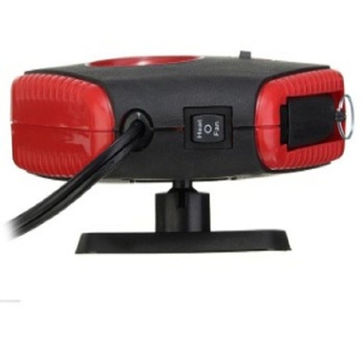 2 dans 1 fan automatique Heater With Light, appareil de chauffage rechargeable tenu dans la main rouge de voiture