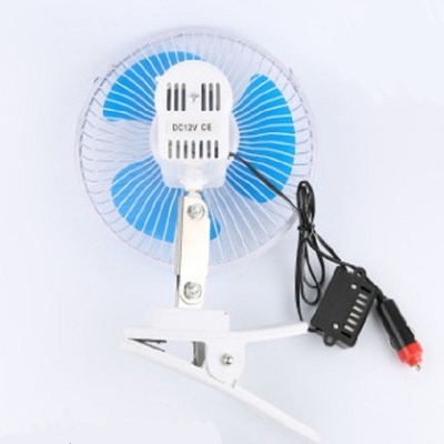 Matière plastique de support de voiture électrique de la vis 12v/24v bleue de ventilateur