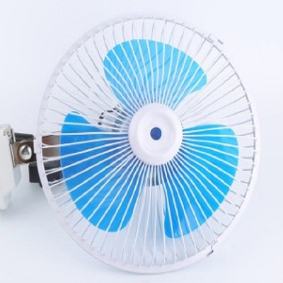 Matière plastique de support de voiture électrique de la vis 12v/24v bleue de ventilateur
