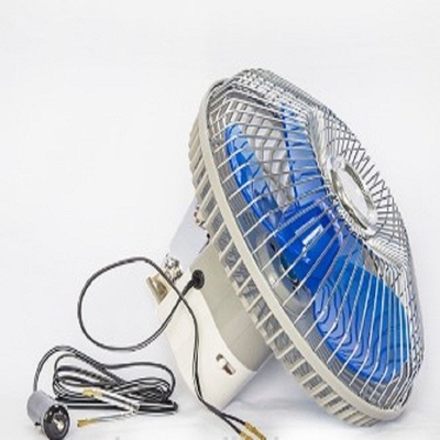 12v / ventilateur de la voiture 24v fan de oscillation de 8 pouces avec la pleine garde en métal de sécurité
