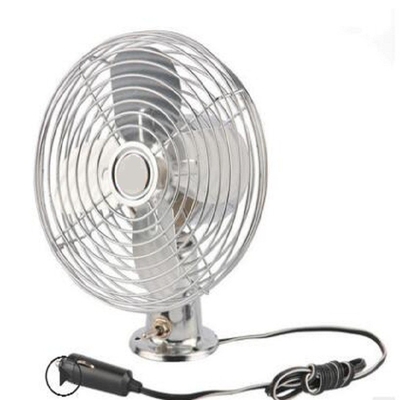 Pouce de Mini Electric Car Cooling Fan 6 12v/24v de oscillation dans la couleur argentée